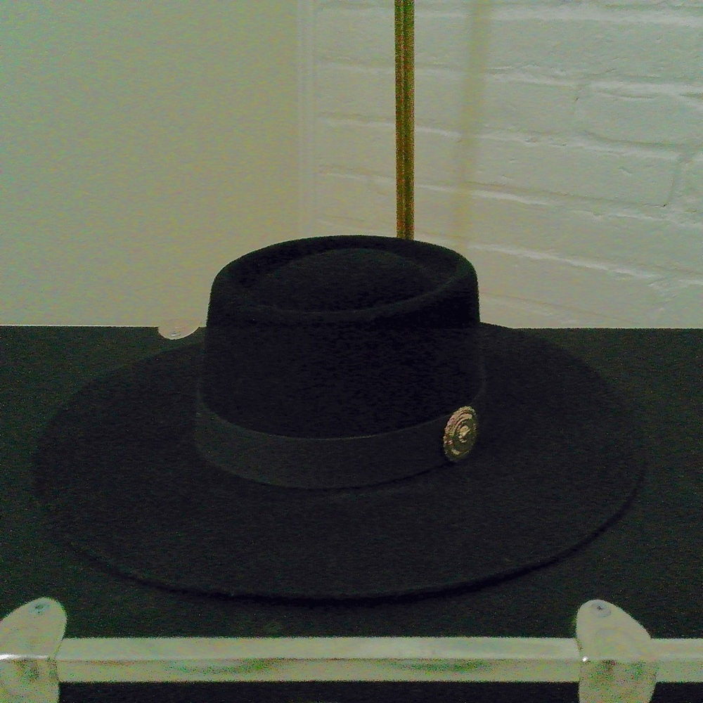Rockin’ C Black Wide-Brim Hat